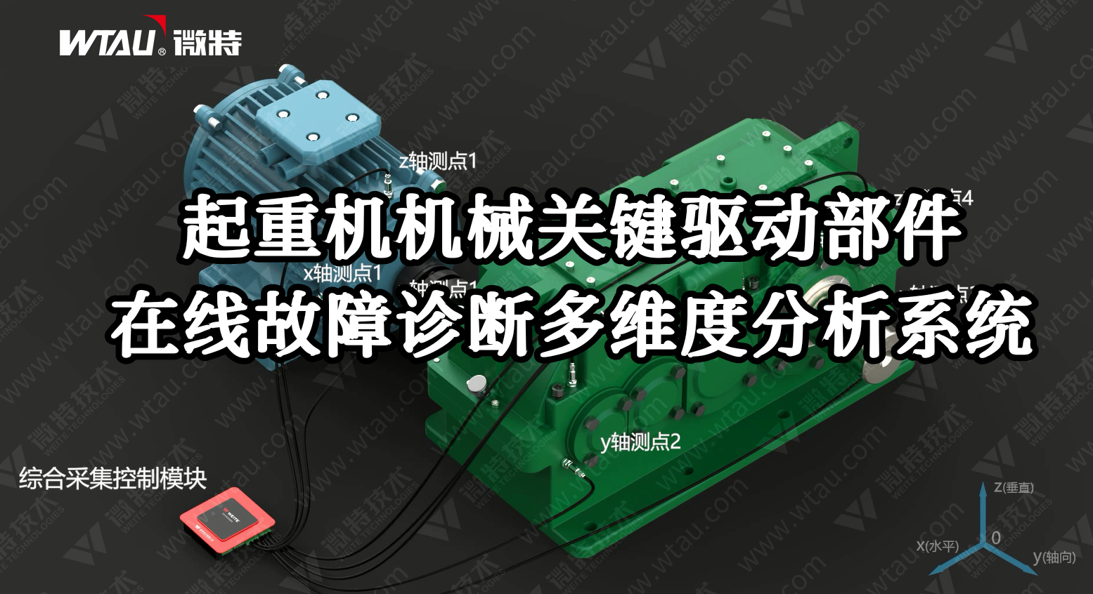 產品推薦 ▏起重機在線故障診斷多維度分析系統（3D動畫）！